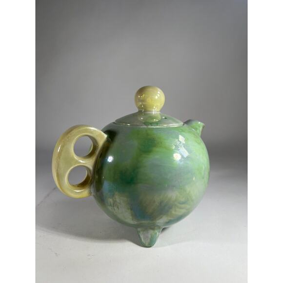 Luster Japan Fine China Tea Pot National Silver Vintage Glassware Japanese R8361 - Picture 4 of 16